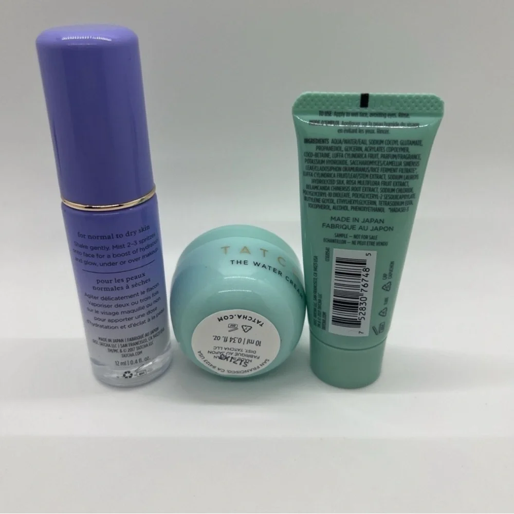 Tatcha Skincare Set - Purple and Green